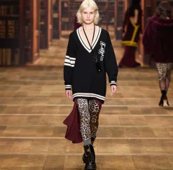 Elisabetta Franchi Trousers And Shorts|Animalier Lycra leggings Animalprint