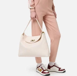 Elisabetta Franchi Shoulder Bags|Avenue Bag Large Hobo Butter
