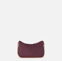Elisabetta Franchi Shoulder Bags|Bag with double shoulder strap and logo RougeNoir