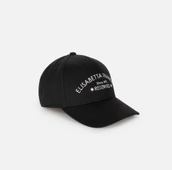 Elisabetta Franchi Hats|Baseball cap with logo Black