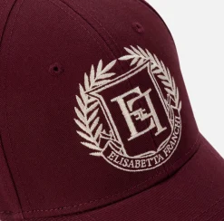 Elisabetta Franchi Hats|Baseball cap with logo RougeNoir