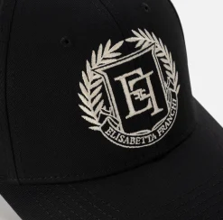 Elisabetta Franchi Hats|Baseball cap with logo Black
