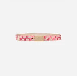 Elisabetta Franchi Belts|Belt With Monogram Pattern