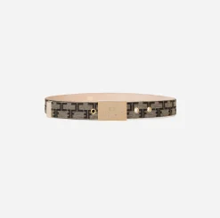 Elisabetta Franchi Belts|Belt With Monogram Pattern