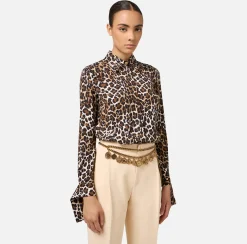 Elisabetta Franchi Belts|Belt With Welded Chains VintageGold