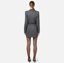Elisabetta Franchi Jackets And Trench Coats|Bodysuit-style jacket in cool wool