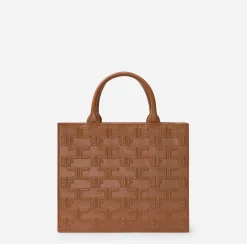 Elisabetta Franchi Handbags|Bold Monogram Medium Shopper