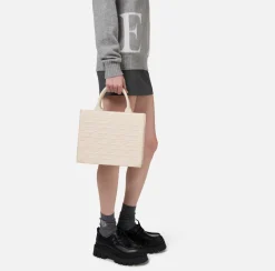 Elisabetta Franchi Handbags|Bold Monogram Medium Shopper