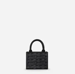 Elisabetta Franchi Handbags|Bold Monogram Mini Shopper