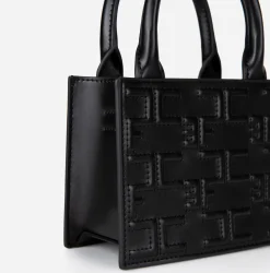 Elisabetta Franchi Handbags|Bold Monogram Mini Shopper