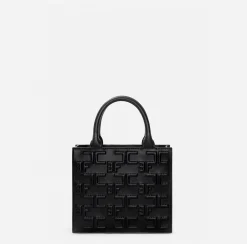 Elisabetta Franchi Handbags|Bold Monogram Small Shopper
