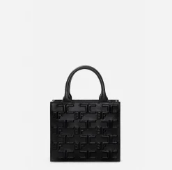 Elisabetta Franchi Handbags|Bold Monogram Small Shopper