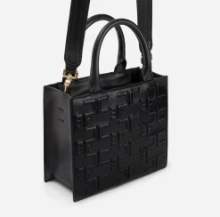 Elisabetta Franchi Handbags|Bold Monogram Small Shopper