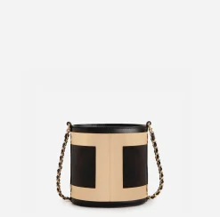 Elisabetta Franchi Strap Bags|Bucket bag with logo