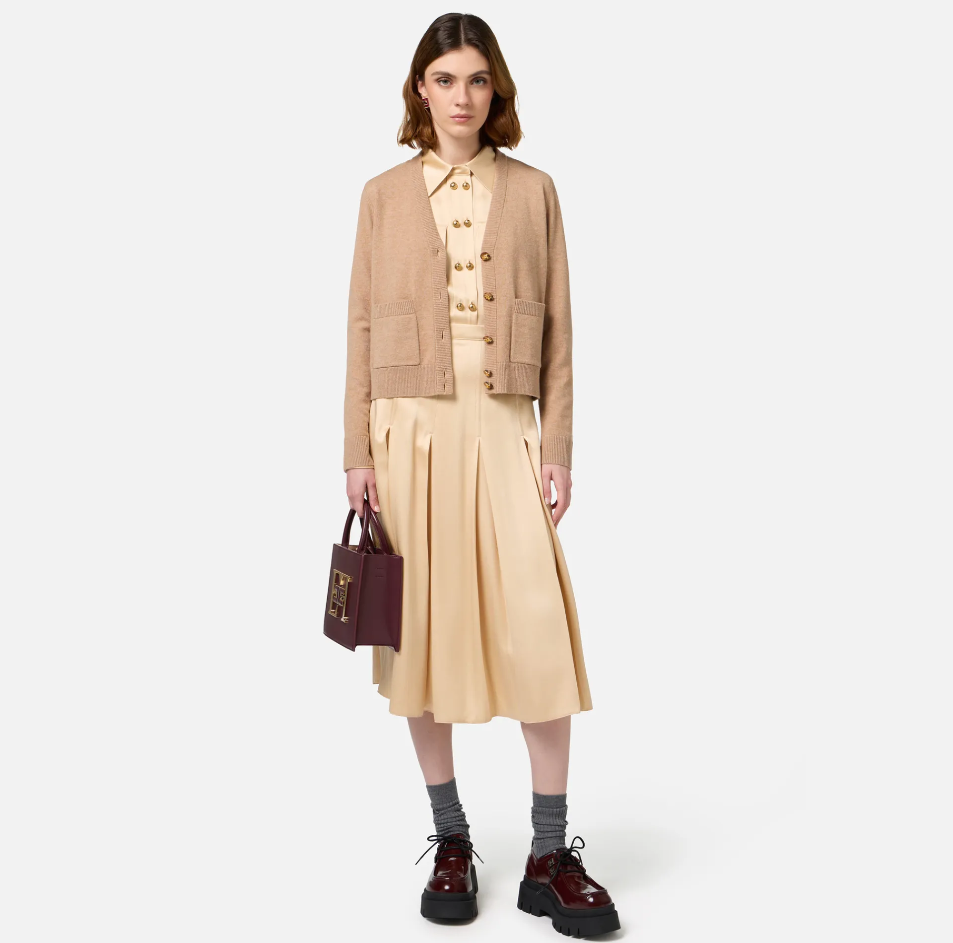 Elisabetta Franchi Knitwear And Sweatshirts|Cashmere blend cardigan