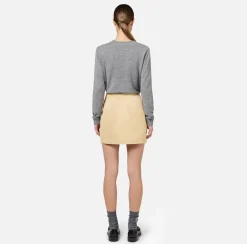 Elisabetta Franchi Knitwear And Sweatshirts|Cashmere blend pullover with logo |HeatherGrey/Ivory