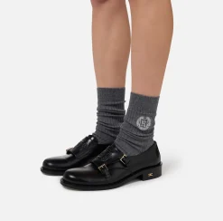 Elisabetta Franchi Stockings And Tights|Cashmere socks with logo embroidery