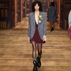 Elisabetta Franchi Skirts|Circle miniskirt in crêpe fabric with horsebit