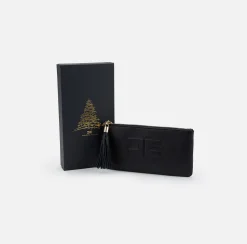 Elisabetta Franchi Wallets|Clutch Bag With Logo Black