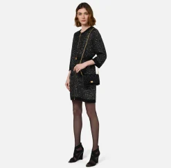 Elisabetta Franchi Strap Bags|Crossbody bag La Dame Black