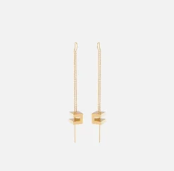Elisabetta Franchi Jewelry|Cube Earrings