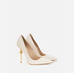 Elisabetta Franchi Pumps|Décolleté With Branded Heel Butter