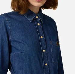 Elisabetta Franchi Shirts And Blouses|Denim shirt with breast pocket