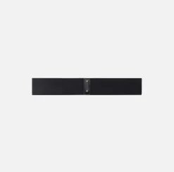Elisabetta Franchi Belts|Elastic belt with logo plaque Black