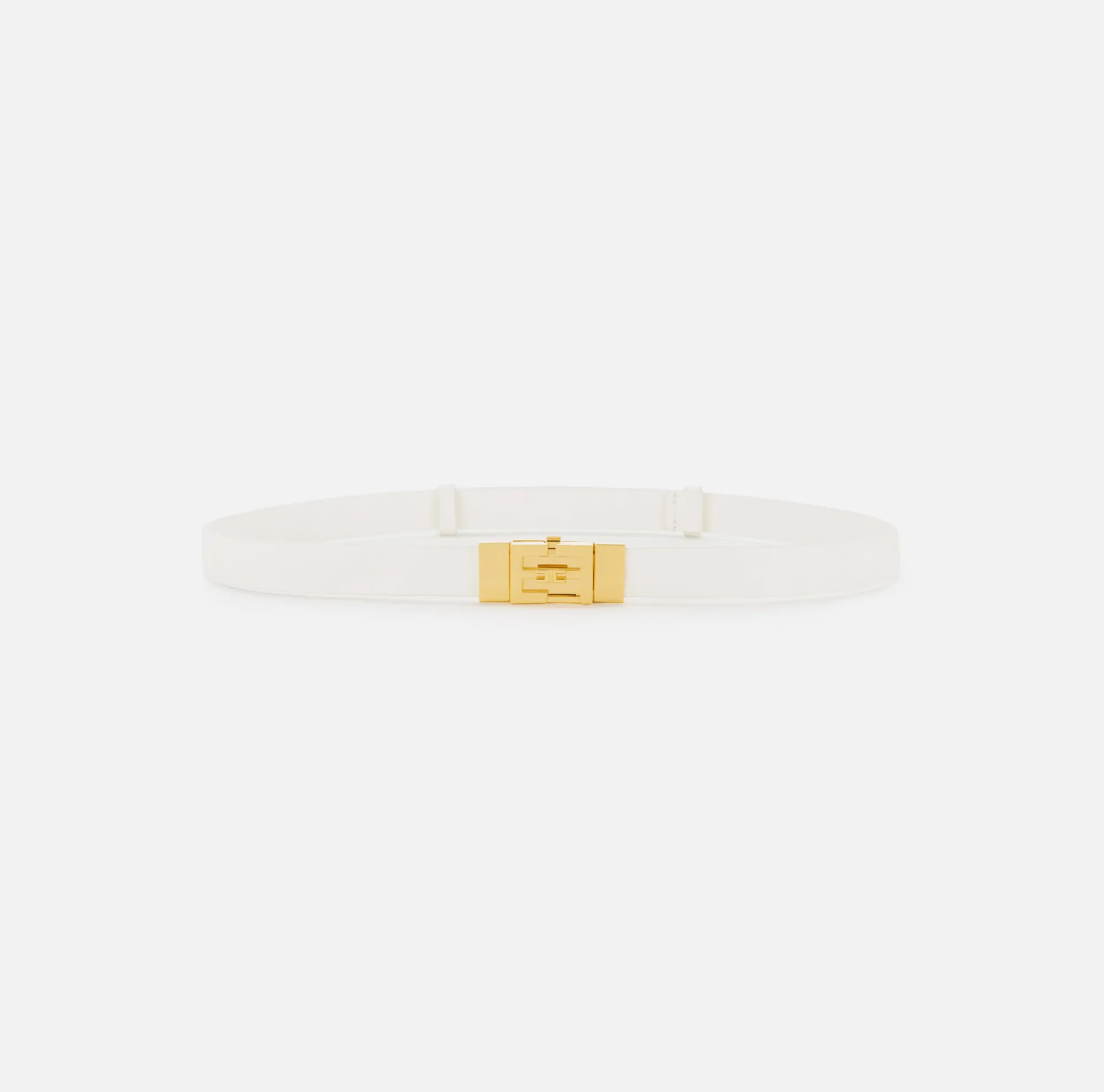Elisabetta Franchi Belts|High-waisted belt in semi-gloss leather Butter