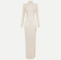 Elisabetta Franchi Red Carpet Dresses|Red Carpet|Jersey red carpet dress with side zip Latex