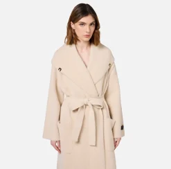 Elisabetta Franchi Coats And Jackets|Knit wrap coat