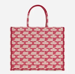 Elisabetta Franchi Handbags|Large Monogram Bag