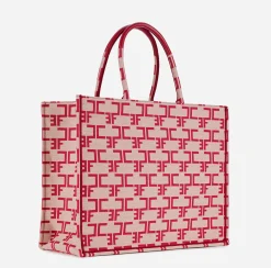 Elisabetta Franchi Handbags|Large Monogram Bag