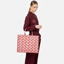 Elisabetta Franchi Handbags|Large Monogram Bag