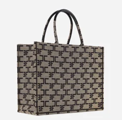 Elisabetta Franchi Handbags|Large Monogram Bag