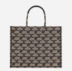 Elisabetta Franchi Handbags|Large Monogram Bag