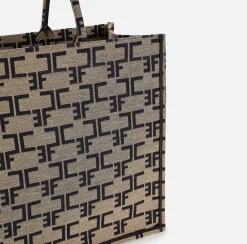 Elisabetta Franchi Handbags|Large Monogram Bag