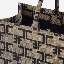 Elisabetta Franchi Handbags|Large Monogram Bag