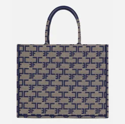 Elisabetta Franchi Handbags|Large Monogram Bag