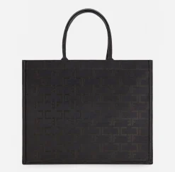 Elisabetta Franchi Handbags|Large Monogram Bag