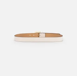 Elisabetta Franchi Belts|Leather belt with horsebit loop Latex