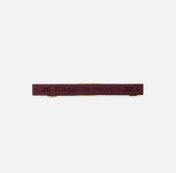 Elisabetta Franchi Belts|Logo jacquard elastic belt with logoed plaque RougeNoir