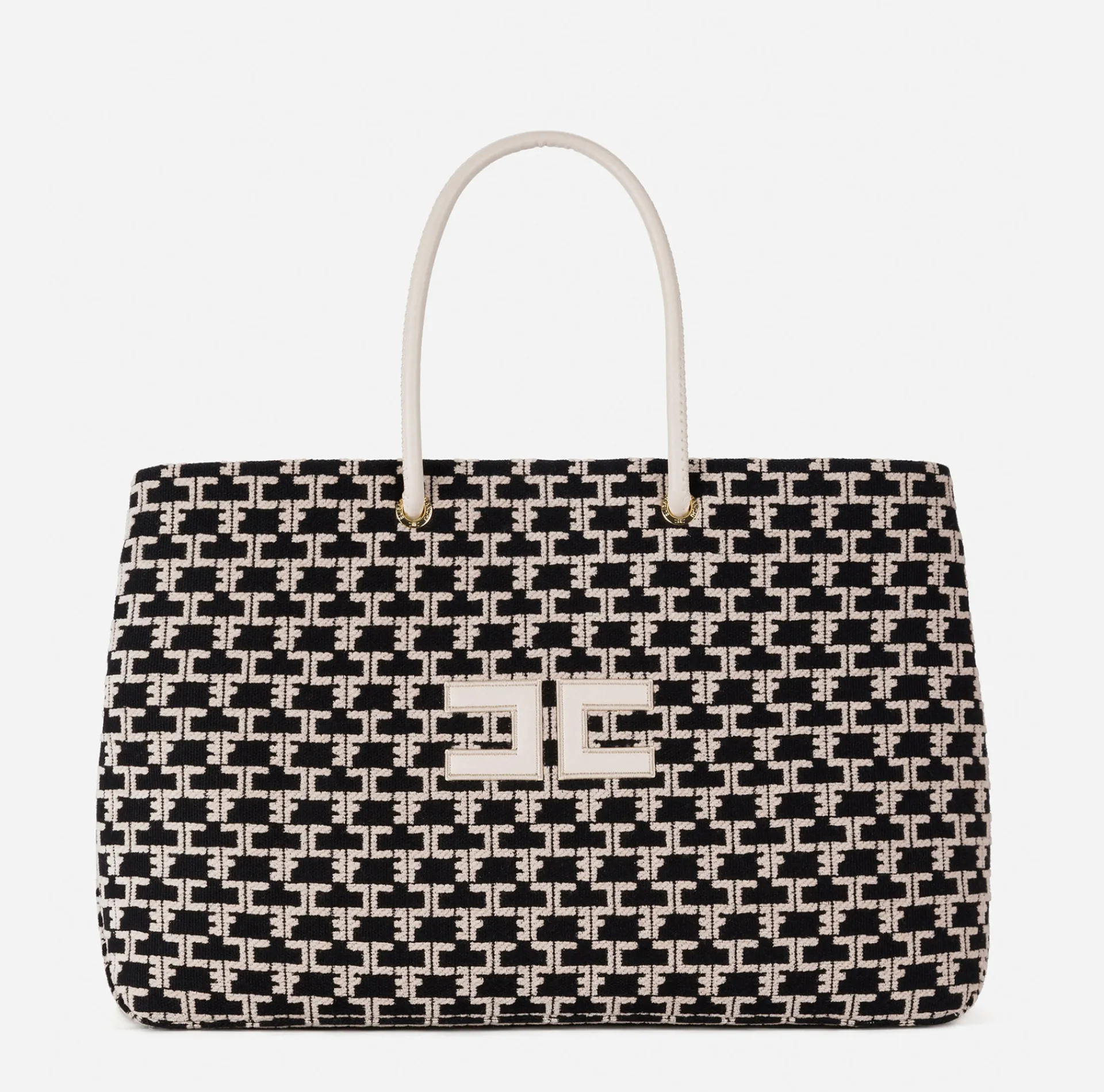 Elisabetta Franchi Shoulder Bags|Madame Monogram Shopper Bag With Logo