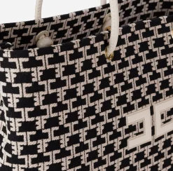 Elisabetta Franchi Shoulder Bags|Madame Monogram Shopper Bag With Logo