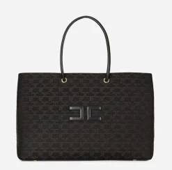 Elisabetta Franchi Shoulder Bags|Madame Monogram Shopper Bag With Logo