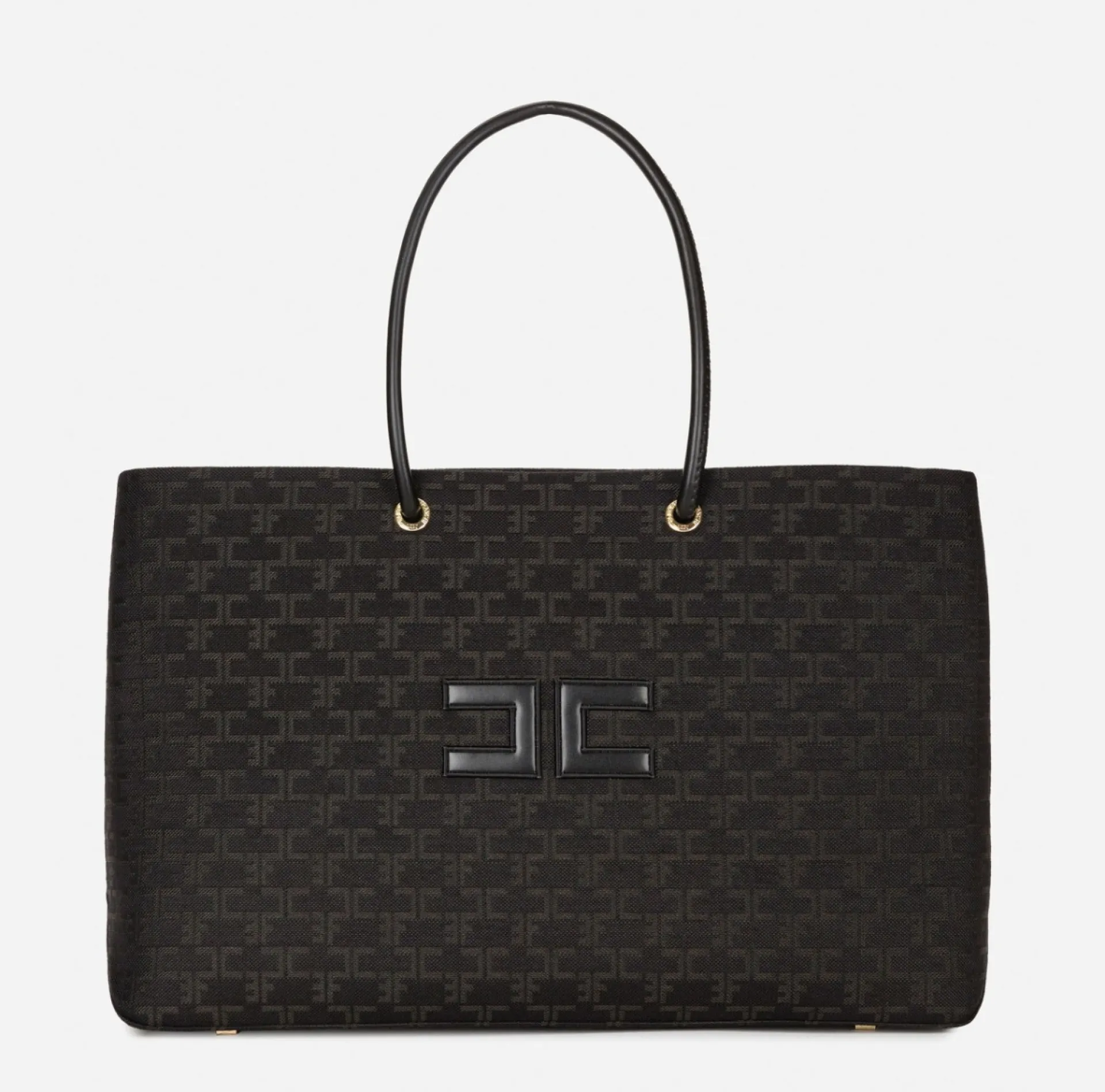 Elisabetta Franchi Shoulder Bags|Madame Monogram Shopper Bag With Logo