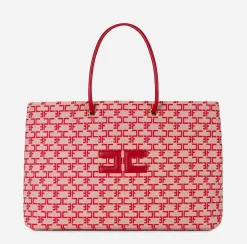 Elisabetta Franchi Shoulder Bags|Madame Monogram Shopper Bag With Logo