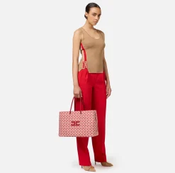 Elisabetta Franchi Shoulder Bags|Madame Monogram Shopper Bag With Logo