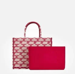 Elisabetta Franchi Handbags|Medium Monogram Bag With Organizer