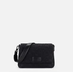 Elisabetta Franchi Shoulder Bags|Medium shoulder bag in embroidered satin